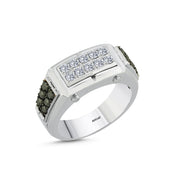 0.91 Karat Diamond Design Men's Ring