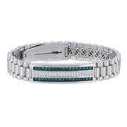 2.08 Karat Diamond Design Men's Bracelet