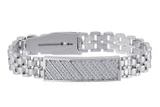 1.50 Karat Diamond Design Men's Bracelet
