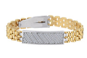 1.52 Karat Diamond Design Men's Bracelet