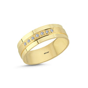 0.08 Karat Diamond Design Wedding Ring