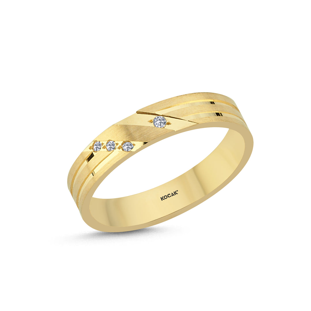 0.02 Karat Diamond Design Wedding Ring