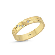 0.02 Karat Diamond Design Wedding Ring