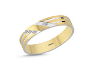 0.02 Karat Diamond Design Wedding Ring