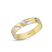 0.02 Karat Diamond Design Wedding Ring