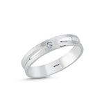 Load image into Gallery viewer, 0.02 Karat Diamond Design Wedding Ring