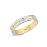Load image into Gallery viewer, 0.02 Karat Diamond Design Wedding Ring