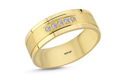 0.07 Karat Diamond Design Wedding Ring
