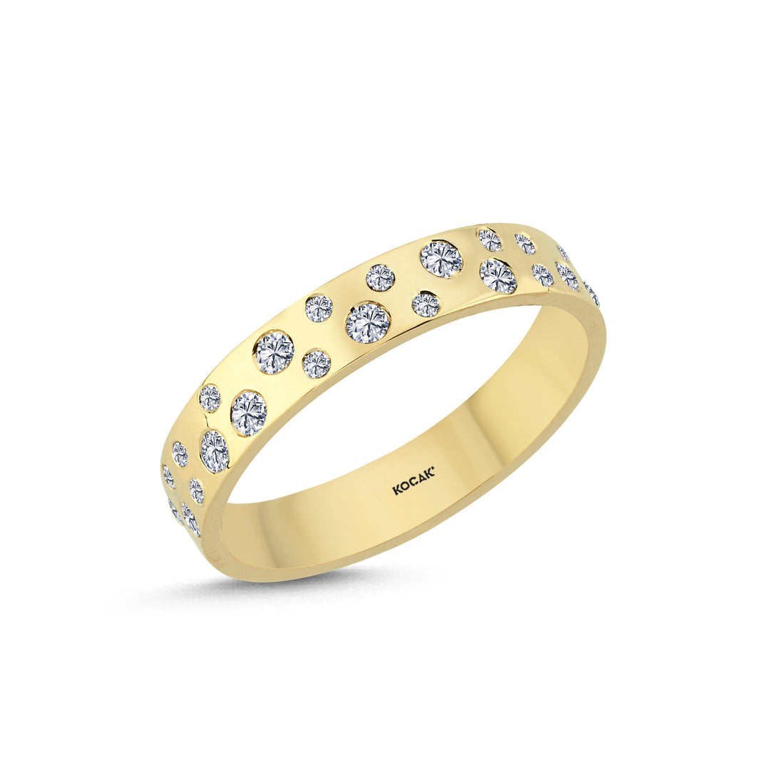 0.56 Karat Diamond Design Wedding Ring