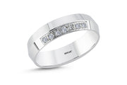 0.09 Karat Diamond Design Wedding Ring