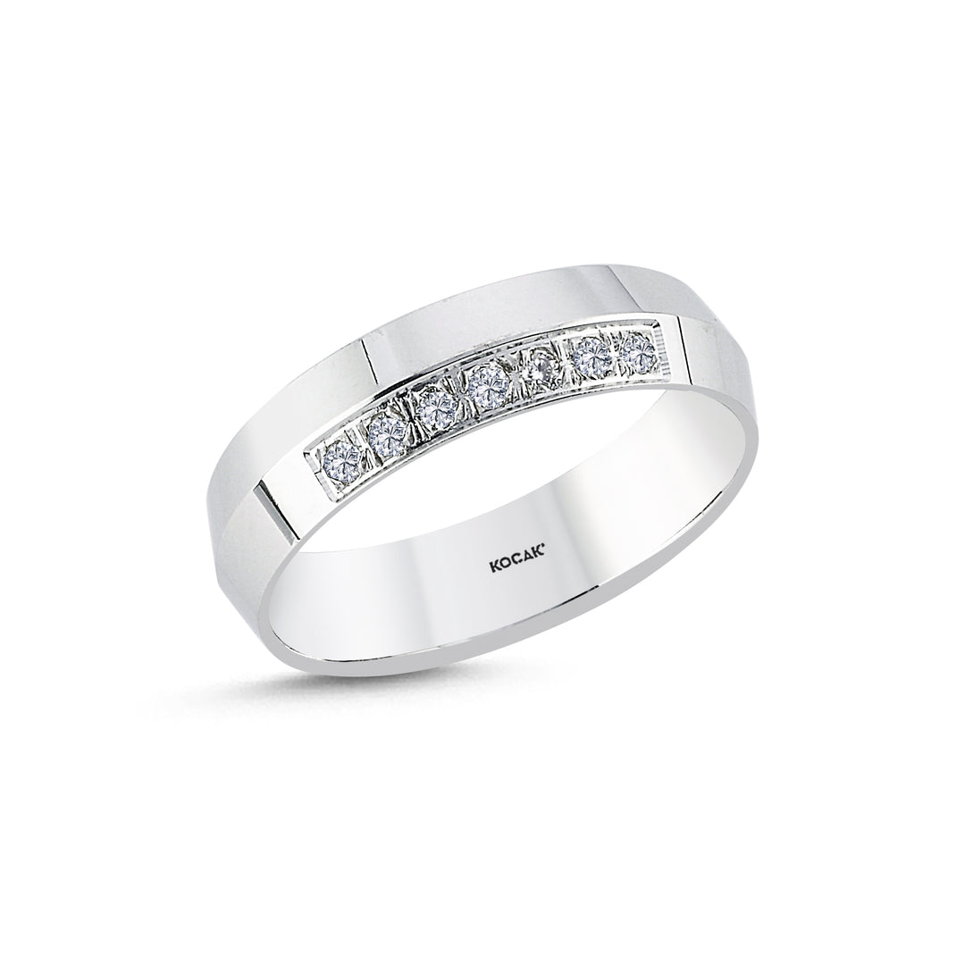 0.09 Karat Diamond Design Wedding Ring