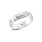 0.09 Karat Diamond Design Wedding Ring