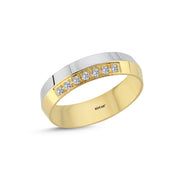0.09 Karat Diamond Design Wedding Ring