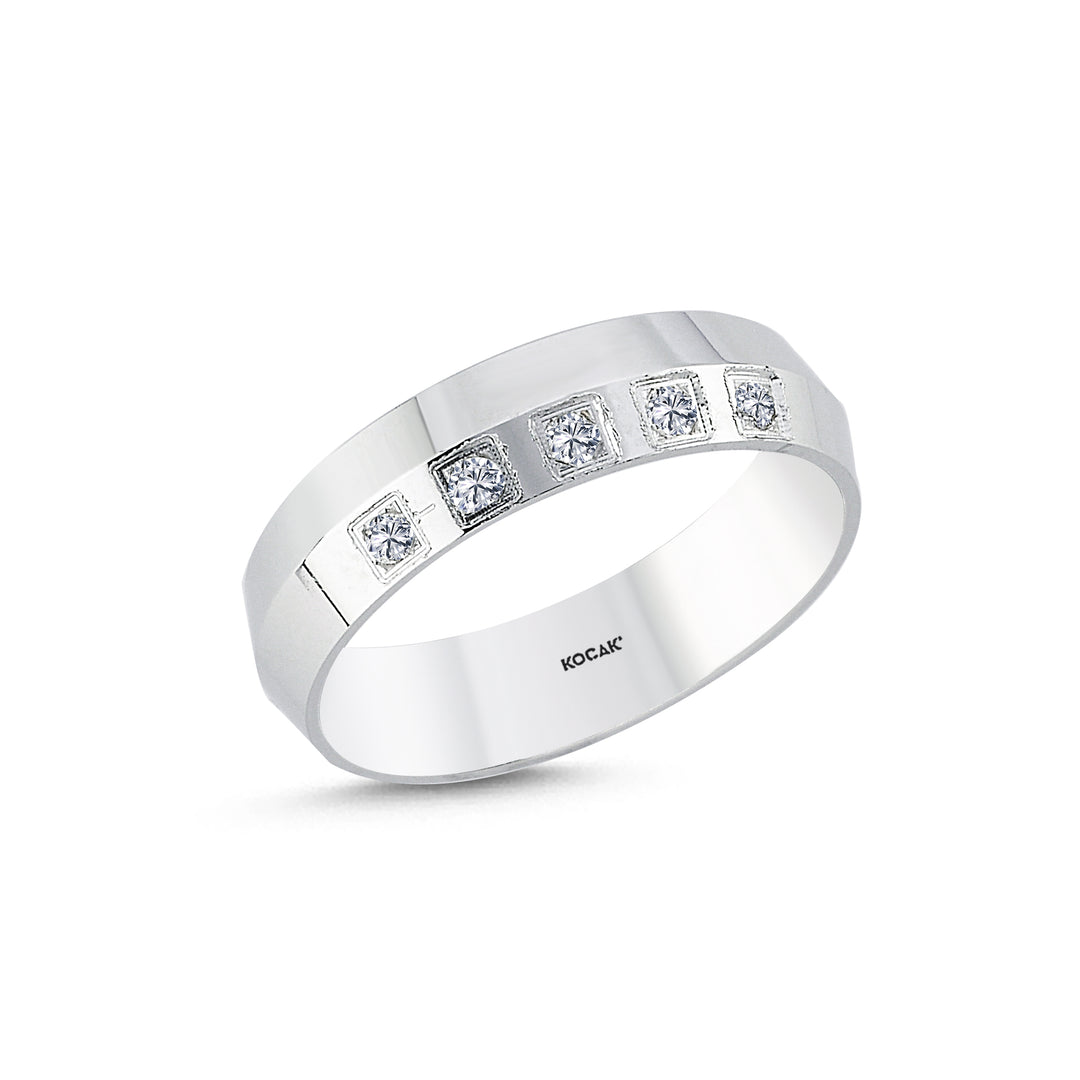 0.07 Karat Diamond Design Wedding Ring