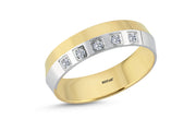 0.07 Karat Diamond Design Wedding Ring