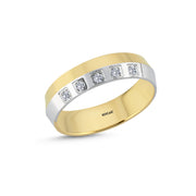 0.07 Karat Diamond Design Wedding Ring