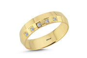 0.07 Karat Diamond Design Wedding Ring