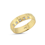0.07 Karat Diamond Design Wedding Ring
