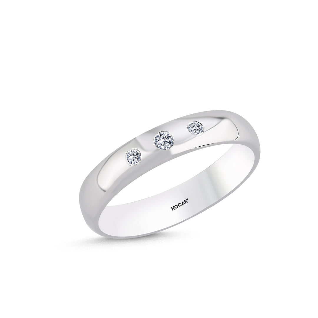 0.08 Karat Diamond Design Wedding Ring