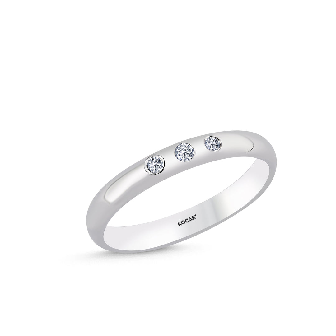0.07 Karat Diamond Design Wedding Ring