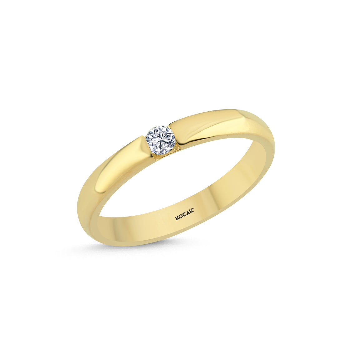 0.09 Karat Diamond Design Wedding Ring