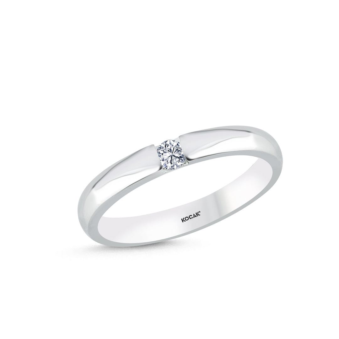 0.09 Karat Diamond Design Wedding Ring