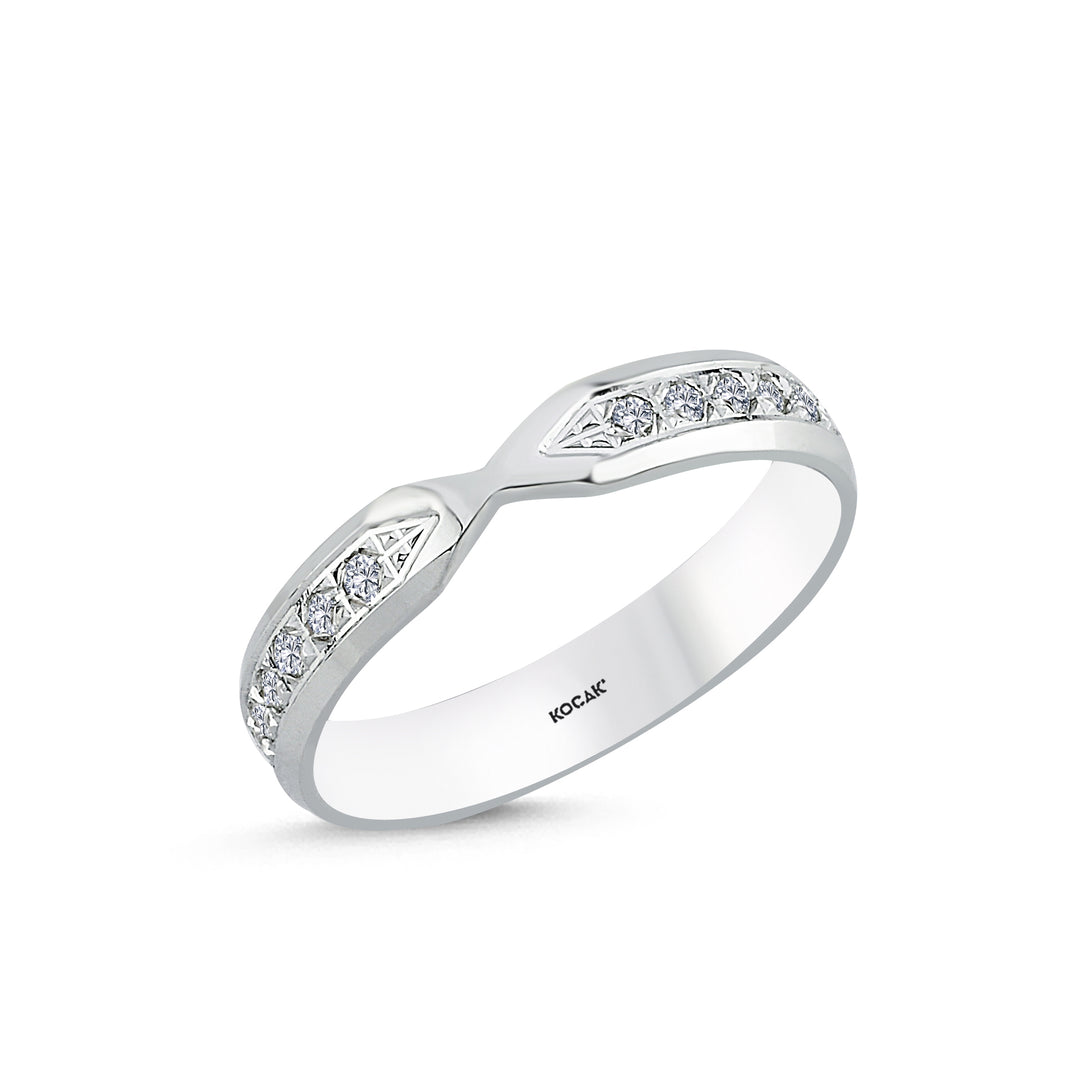 0.38 Karat Diamond Design Wedding Ring