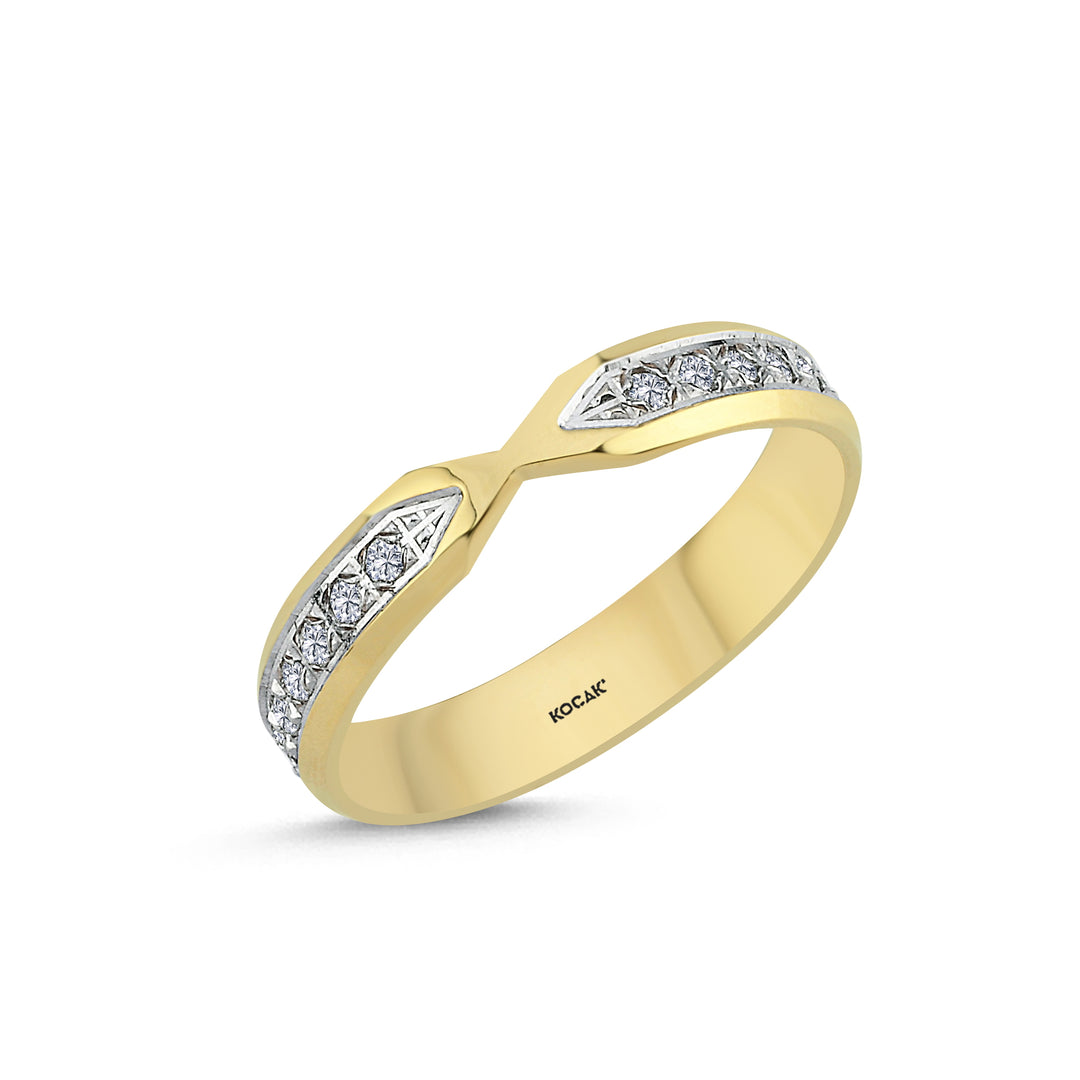 0.38 Karat Diamond Design Wedding Ring