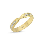 0.38 Karat Diamond Design Wedding Ring