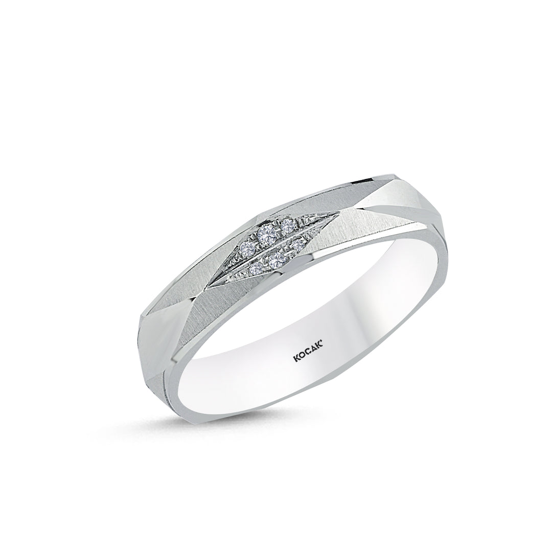0.08 Karat Diamond Design Wedding Ring