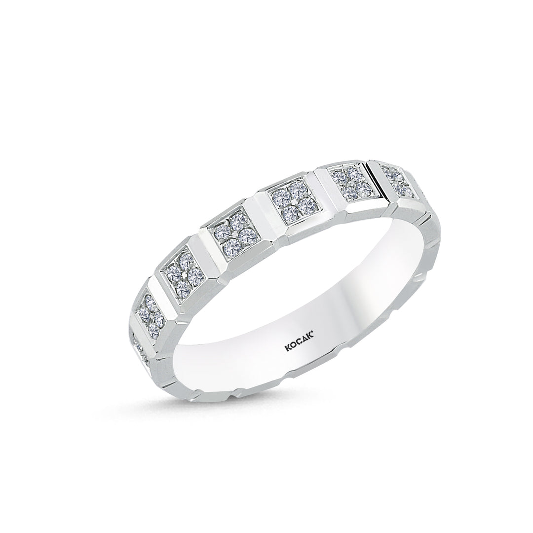 0.38 Karat Diamond Design Wedding Ring