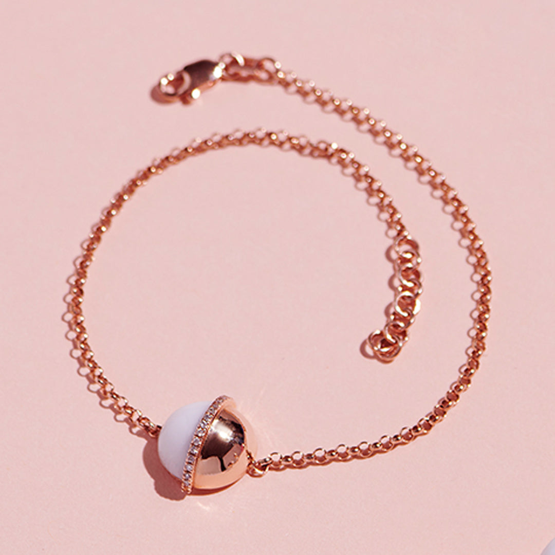 0.05 Karat Diamond Design Bracelet