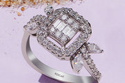 0.90 Karat Diamond Design Ring