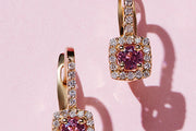 0.57 Karat Diamond Design Earrings