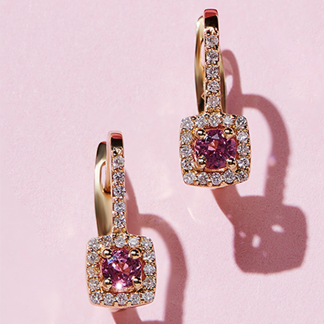 0.57 Karat Diamond Design Earrings