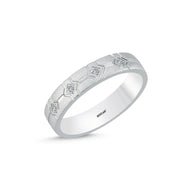0.02 Karat Diamond Design Wedding Ring