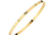 22ct 10 g Patterned Matchstick Bangle