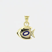 14ct Fish Motif Gold Pendant (Chain Not Included)