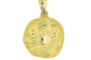 14ct Cancer Zodiac Motif Gold Pendant (Chain Not Included)