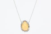 1.08 Karat Ruby Diamond Necklace
