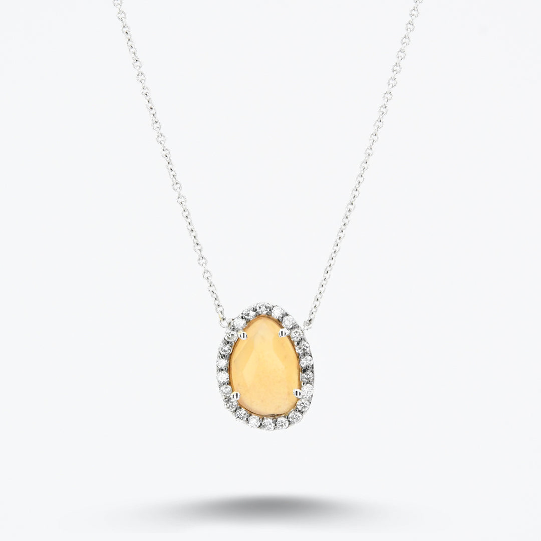 1.08 Karat Ruby Diamond Necklace