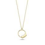 Load image into Gallery viewer, 14ct Heart Halka Gold Necklace
