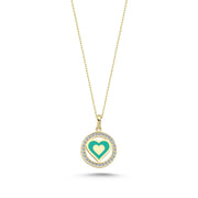 14ct Heart Design Gold Necklace