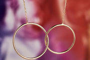 14ct Infinity Love Design Gold Necklace