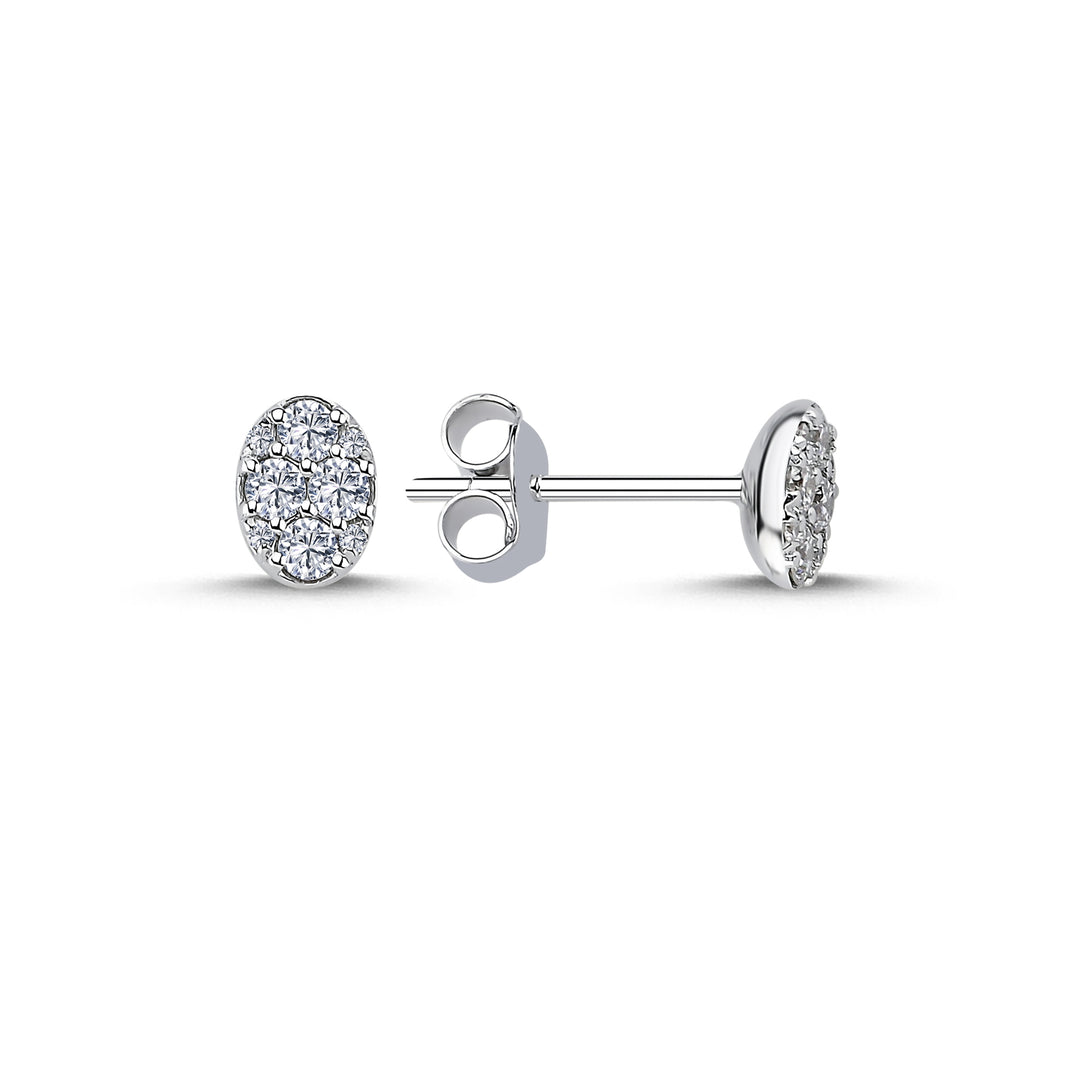 0.28 Karat EF SI Diamond Earrings