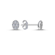 0.28 Karat EF SI Diamond Earrings