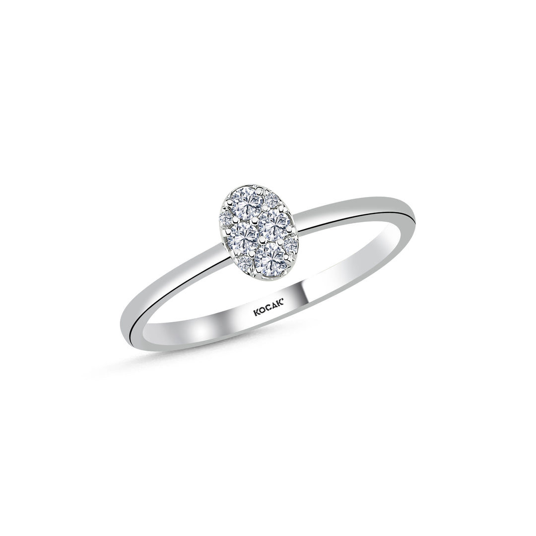 0.14 Karat EF SI Diamond Ring