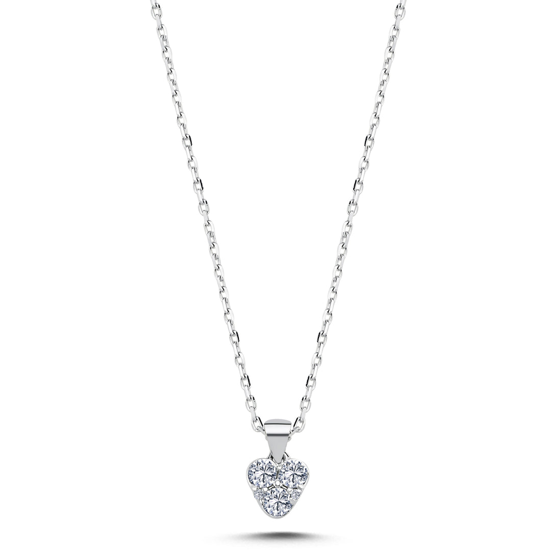 0.12 Karat EF SI Diamond Necklace