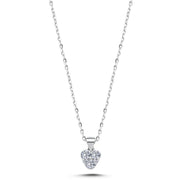 0.12 Karat EF SI Diamond Necklace