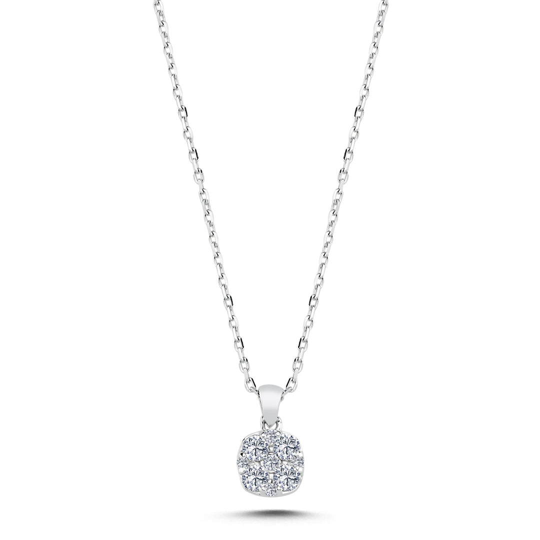 0.15 Karat EF SI Diamond Necklace
